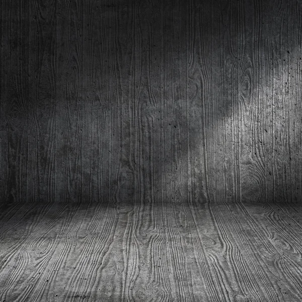 Işık ve gölge ile boş beton Oda — Stok fotoğraf