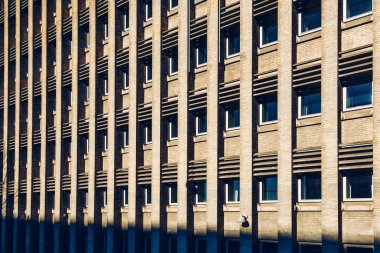 Desen tekrarlayan olan bina cephe