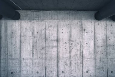 Fon olarak beton duvar