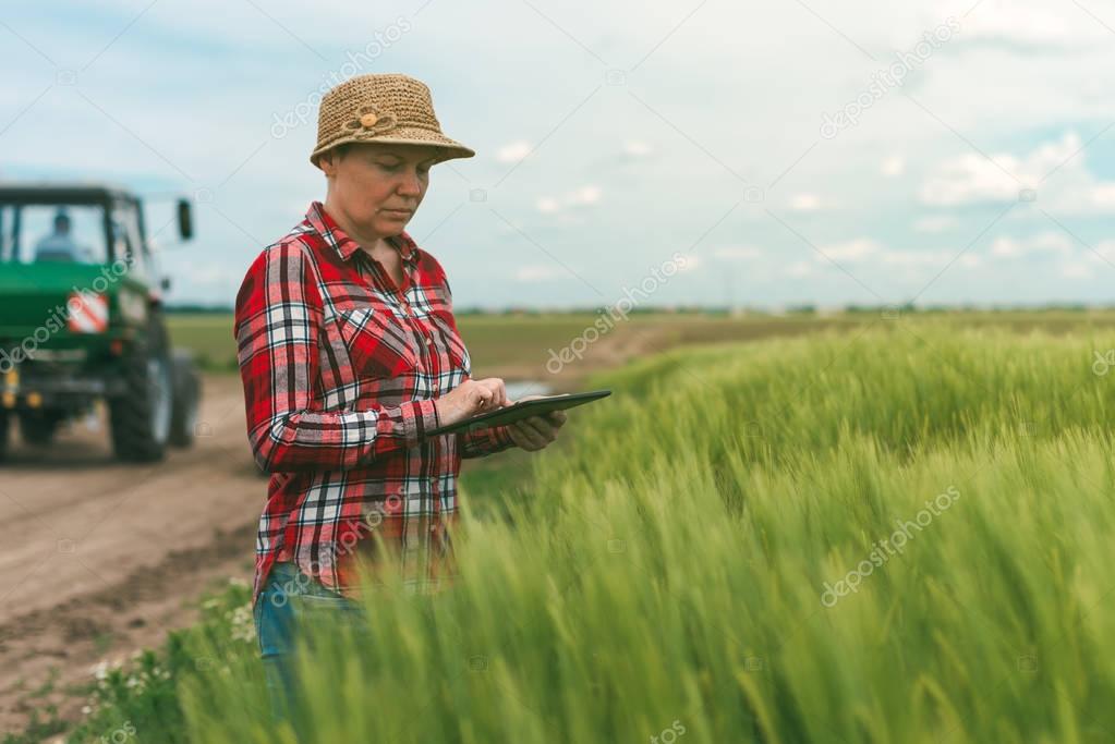 Smart farming, using modern technology in agricultural activity