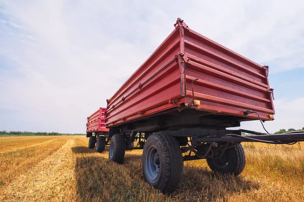 Tarım traktör römork — Stok fotoğraf