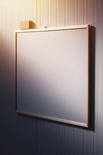 Blank whiteboard in the office, white board as copy space — Stock Photo, Image