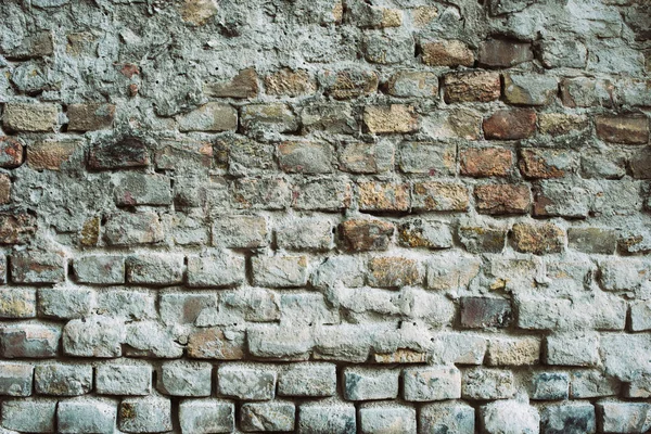 Wyblakły mur z cegły — Zdjęcie stockowe