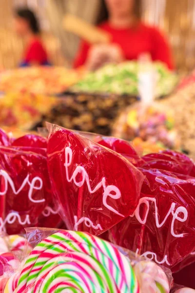 Marché de rue magasin de bonbons — Photo