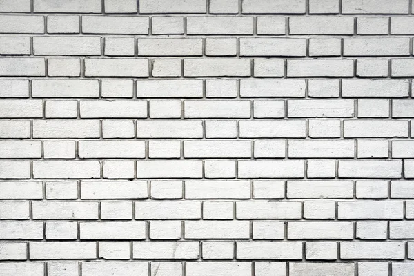 Simple white brick wall — Stock Photo, Image