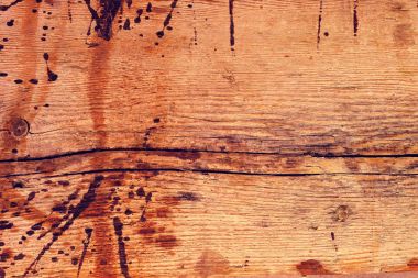 Kaba eski rustik ahşap tahta arka plan ile çatlaklar