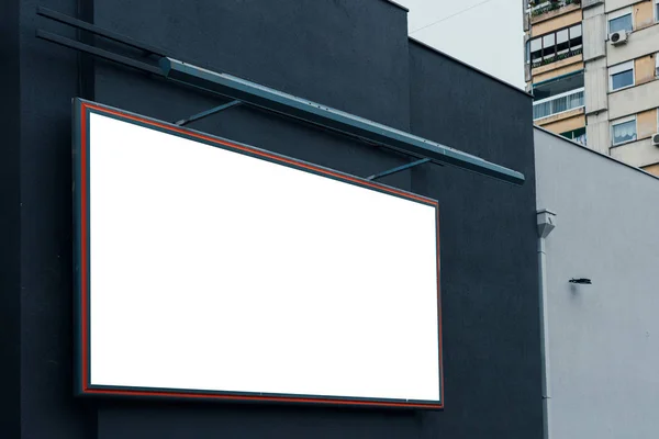 Miasto puste reklama billboard plakat miejsce — Zdjęcie stockowe