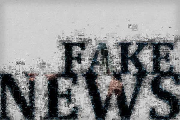 Concetto di fake news — Foto Stock