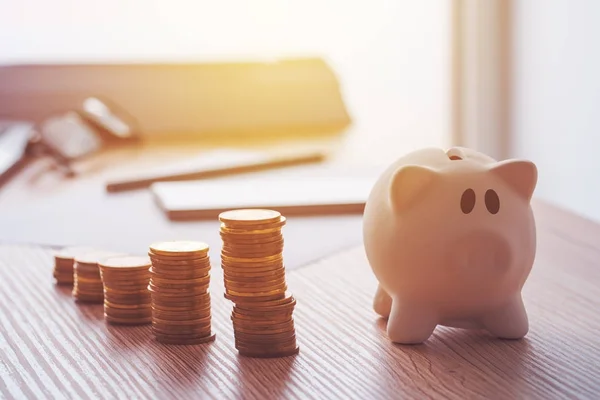 Besparingar, finanser, ekonomi och hem budget — Stockfoto