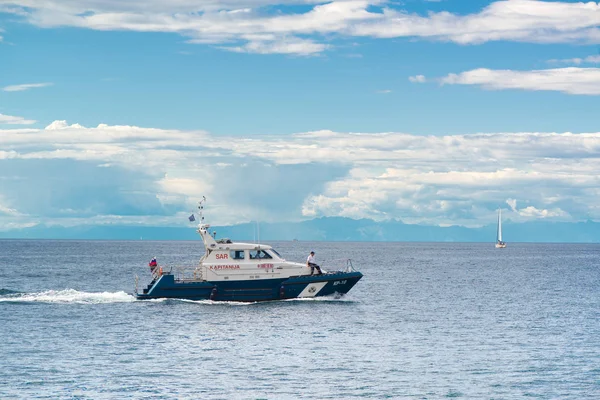 Sloveense politie kustwacht boot — Stockfoto