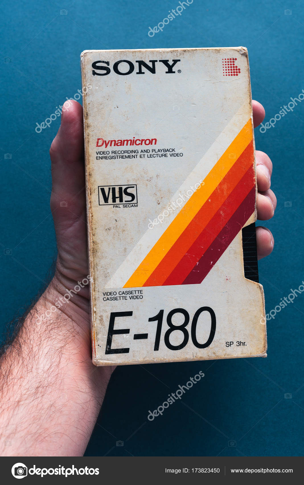 Download Sony Vhs Video Cassette Tape In Hand Stock Editorial Photo C Stevanovicigor 173823450