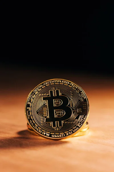 Bitcoin Btc cryptocurrency — Stok fotoğraf