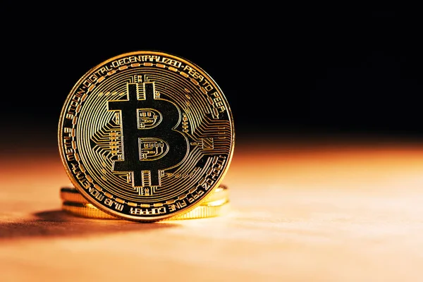 Bitcoin BTC cryptocurrency — Stock Photo, Image