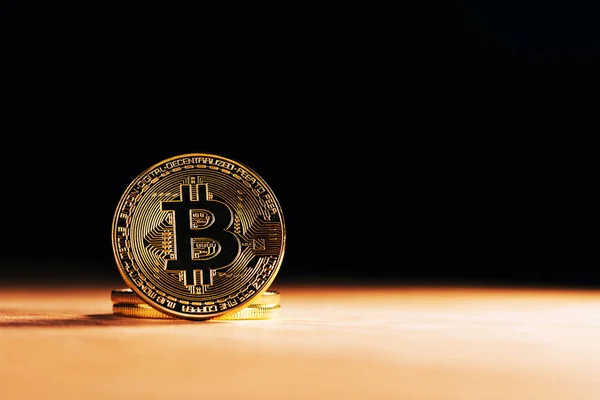 Bitcoin Btc cryptocurrency — Stockfoto