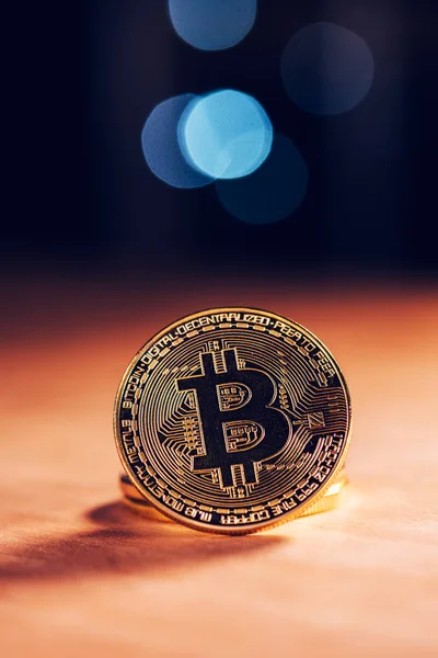 Bitcoin BTC cryptocurrency — Stock Photo, Image