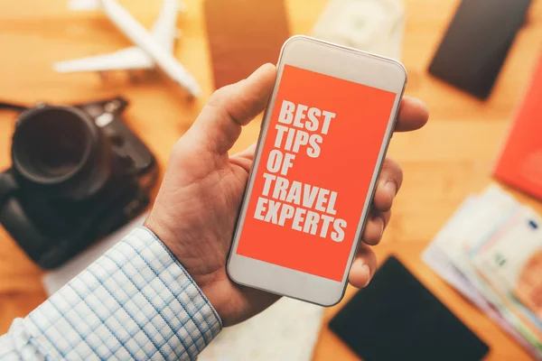 Los mejores consejos de expertos en viajes — Foto de Stock