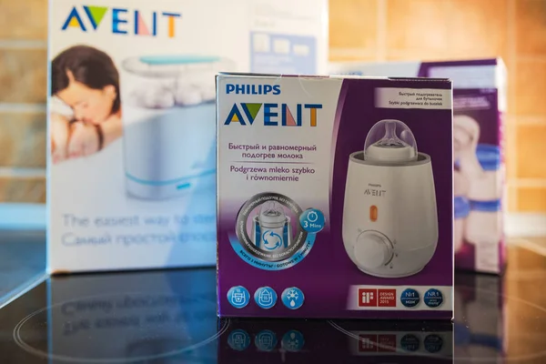 Productos de alimentación para bebés Philips Avent — Foto de Stock