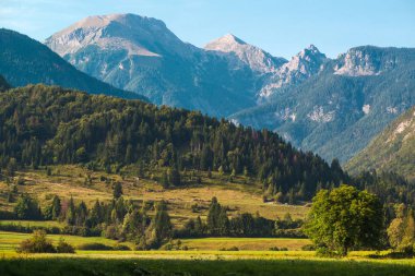 Yaz aylarında inanılmaz Julian Alps manzara