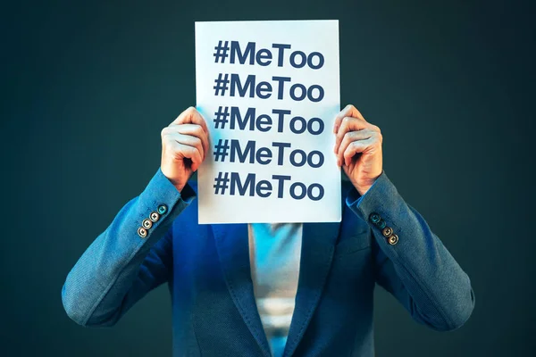 Εννοιολογική εικόνα hashtag Metoo — Φωτογραφία Αρχείου