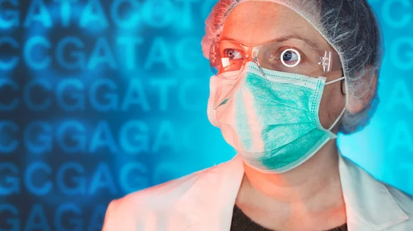 Geneticistas médicos diagnosticando distúrbios genéticos — Fotografia de Stock