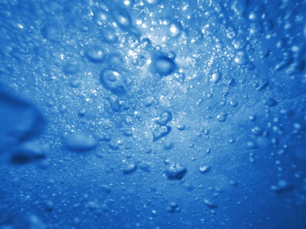 Underwater sea bubbles — Stock Photo, Image