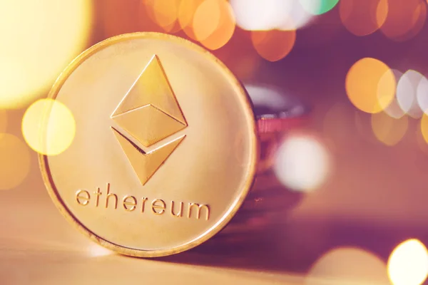 Ethereum cryptocurrency コイン — ストック写真