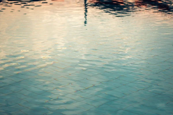 Outdoor swimming pool water surface — Stock Photo, Image