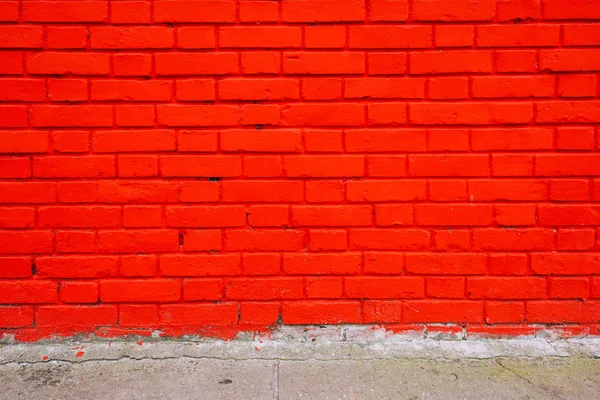 Rode baksteen muur textuur als achtergrond — Stockfoto