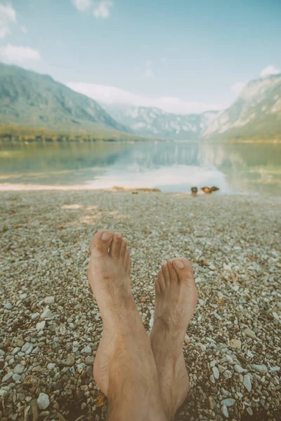 Summer holiday by the lake — Stock Photo, Image