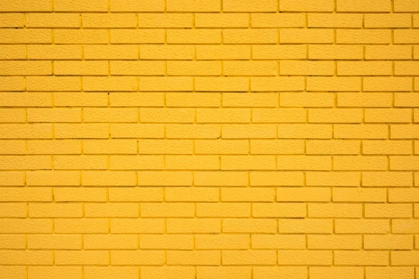 Yellow brick wall texture as background — Stock Photo, Image