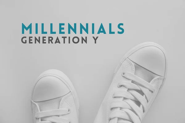 Millennials ou geração Y — Fotografia de Stock
