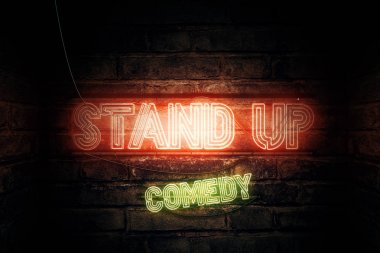 Komedi Stand Up neon tabela