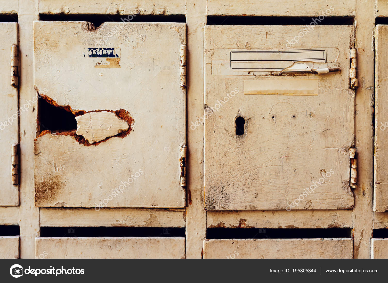Obsolete Mailboxes Post Letters Old Apartment Building — Stock Photo ... Obsolete Mailboxes Post Letters Old Apartment Building — Stock Photo ...
