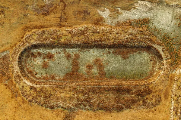 Kurumuş balık çiftliği havadan görünüyor. — Stok fotoğraf