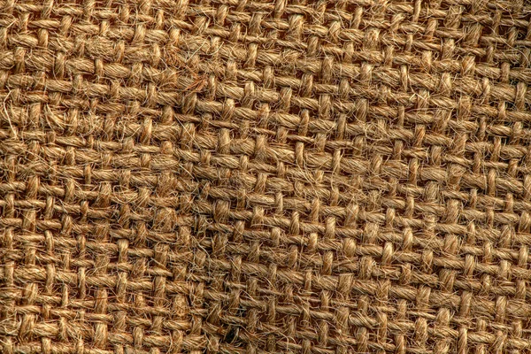 Textura de tela de arpillera tejida — Foto de Stock