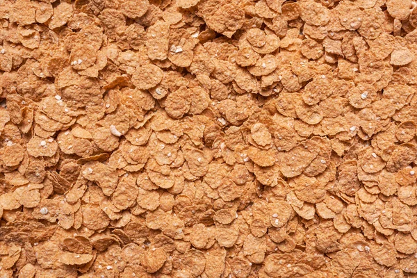 Oat flakes heap, top view — Stock Photo, Image