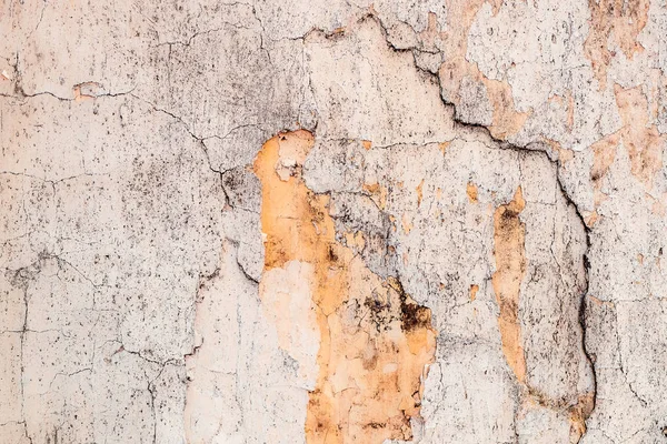 Vecchia superficie della parete incrinata come sfondo — Foto Stock