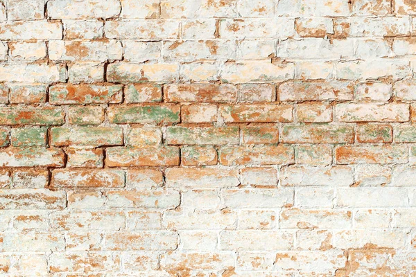 Textura y fondo de la antigua superficie de pared de ladrillo desgastado — Foto de Stock