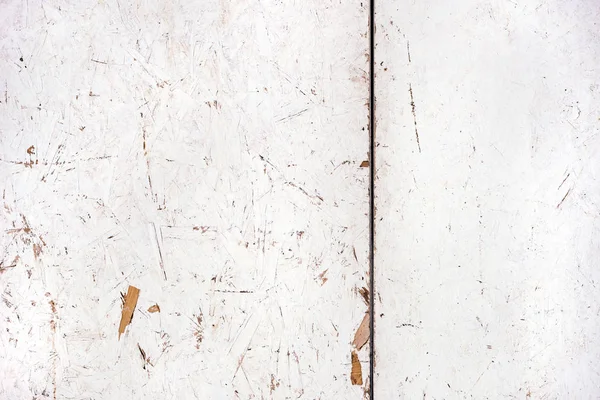Surface de panneau de particules de bois peint en blanc — Photo