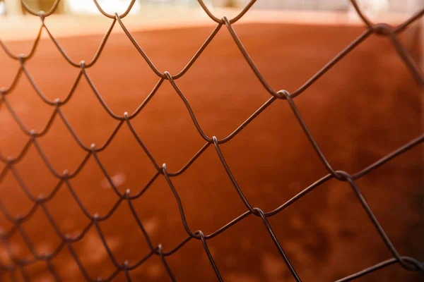 Chain link fencing, selective focus — Stock Photo, Image