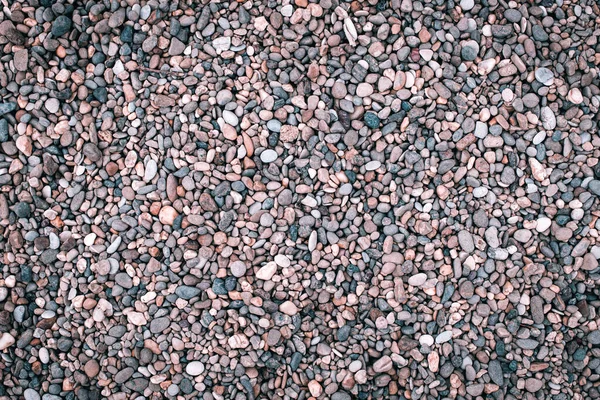 Pebble Konsistens Ovanifrån Naturligt Mönster Som Bakgrund — Stockfoto