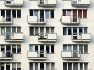 Balkonlu Daire konut bloğu parçası