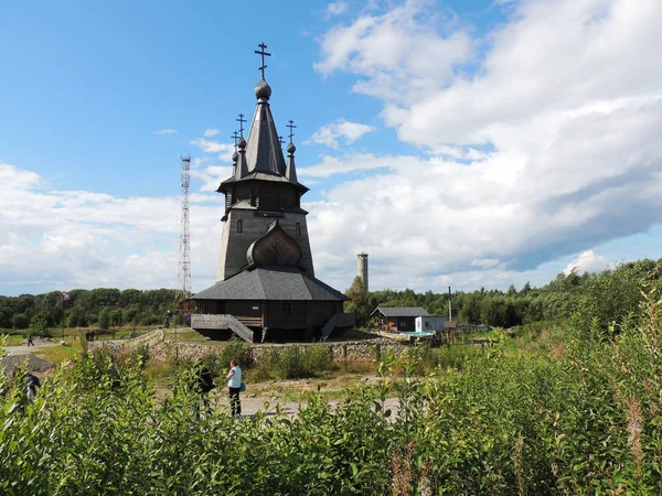 Ponvenets. St.-Nikolaus-Kirche. Republik Karelien, Bezirk Medweschjegorsk — Stockfoto