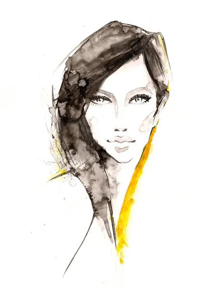 FashionI ink illustration — Stock Photo, Image