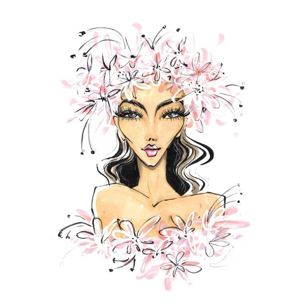 Çıtır genç bir kızın portresi