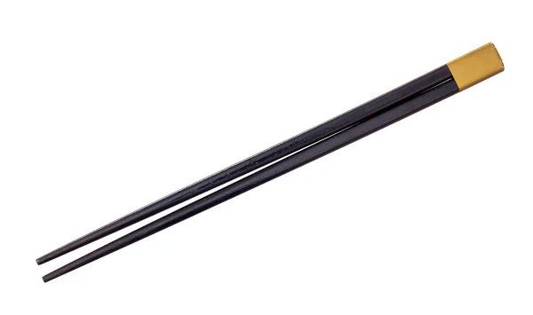 Chopsticks picam paus isolados em branco. Par . — Fotografia de Stock