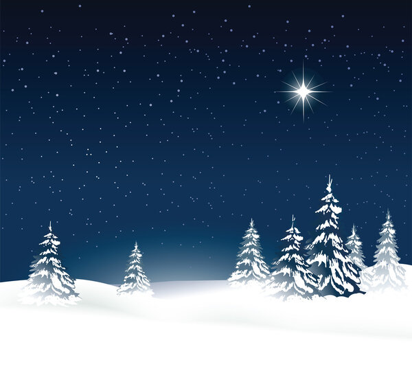 Christmas nature background 