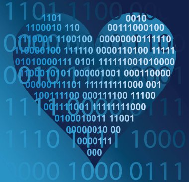  soyut Sevgililer kalp