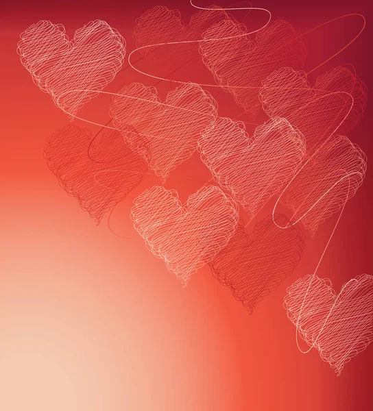 San Valentín amor fondo — Archivo Imágenes Vectoriales