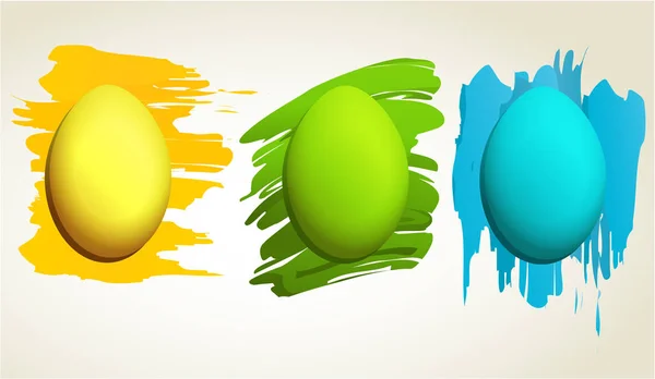 抽象的复活节彩蛋 — 图库矢量图片